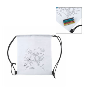ZAINETTO DA COLORARE IN TNT BAG PRINT