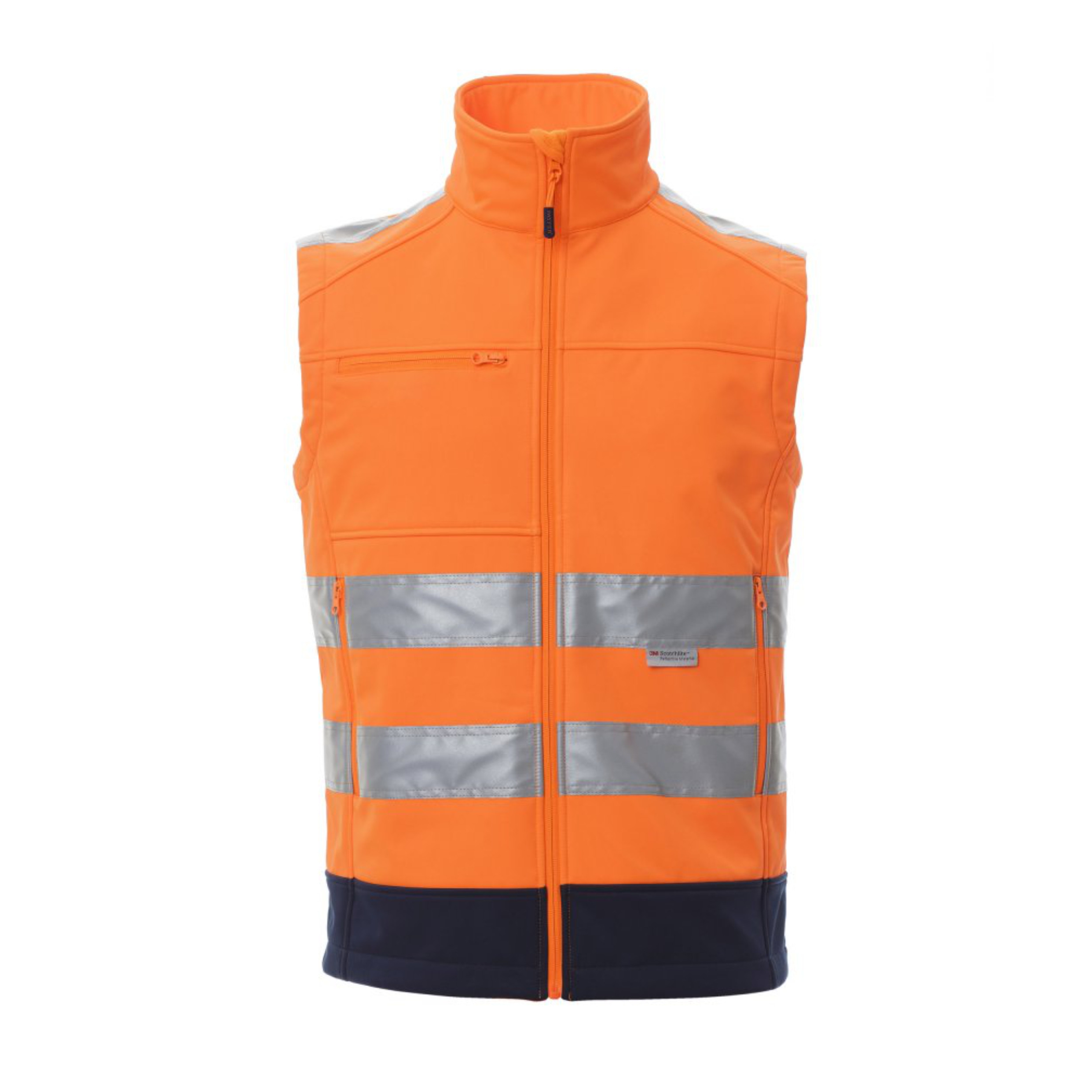 GILET AV BICOLORE CON BANDE 3M TRAFFIC (310gr)