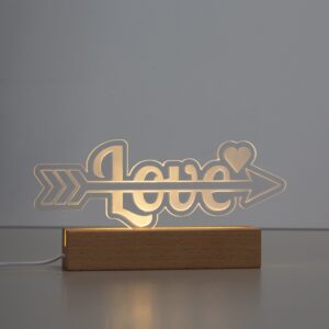 Lampada da Tavolo in Plexiglass - Freccia